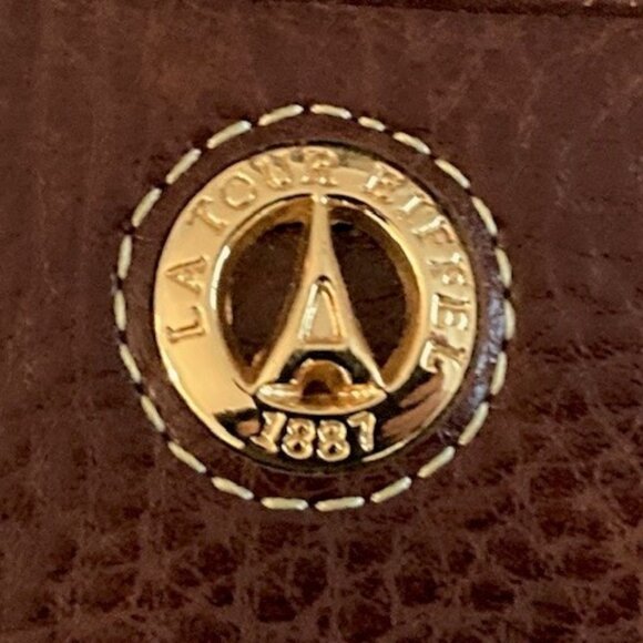 LA TOUR EIFFEL Brand New Authentic 1837 Top Grain Brown Leather Wallet - Picture 7 of 7